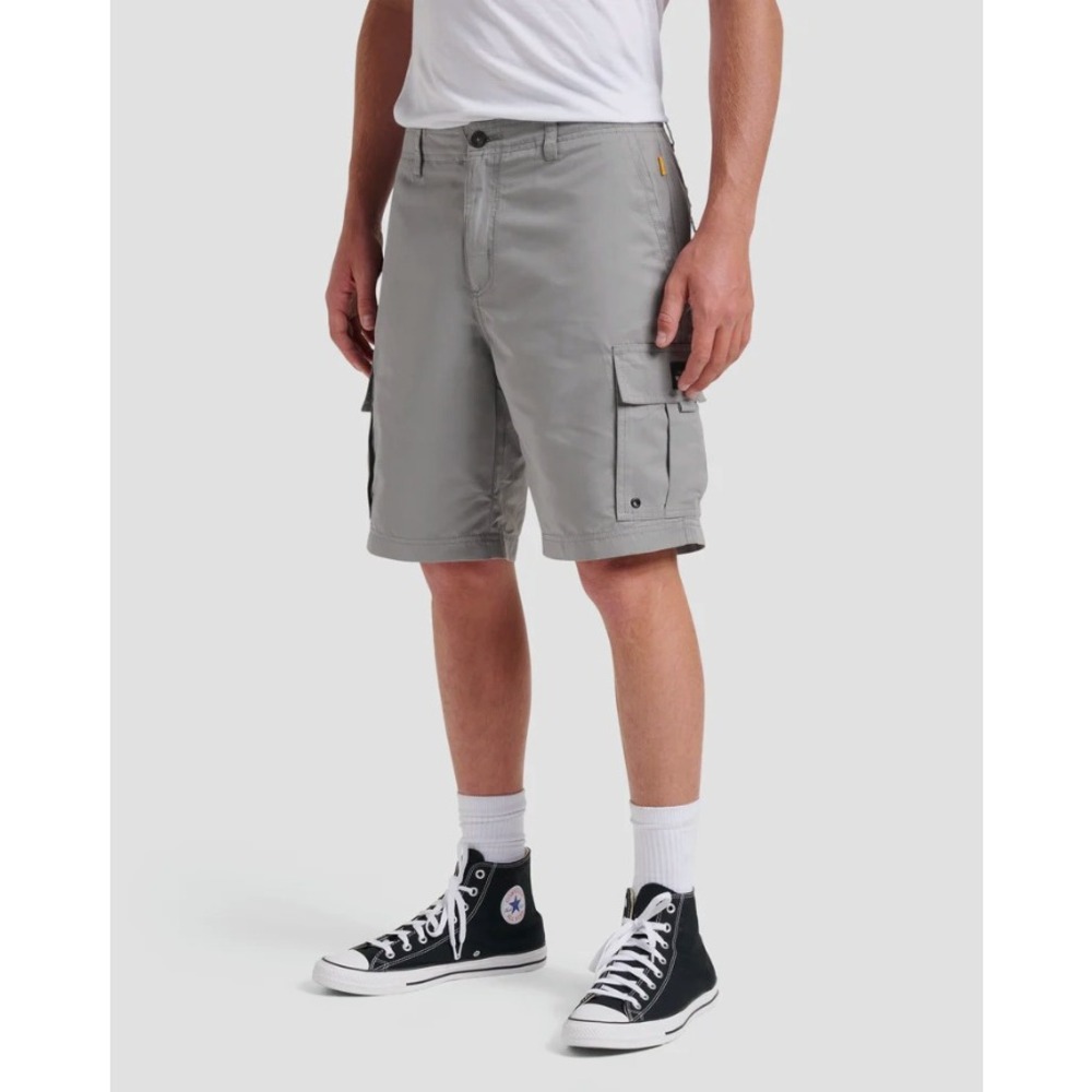 NWT Quiksilver Waterman Collection Men Grey Cargo Shorts Size 38 Ripstop Outdoor